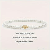 Pulseira Coração com Inicial