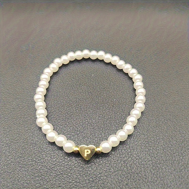 Pulseira Coração com Inicial