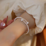 Pulseira Retro de Pérolas
