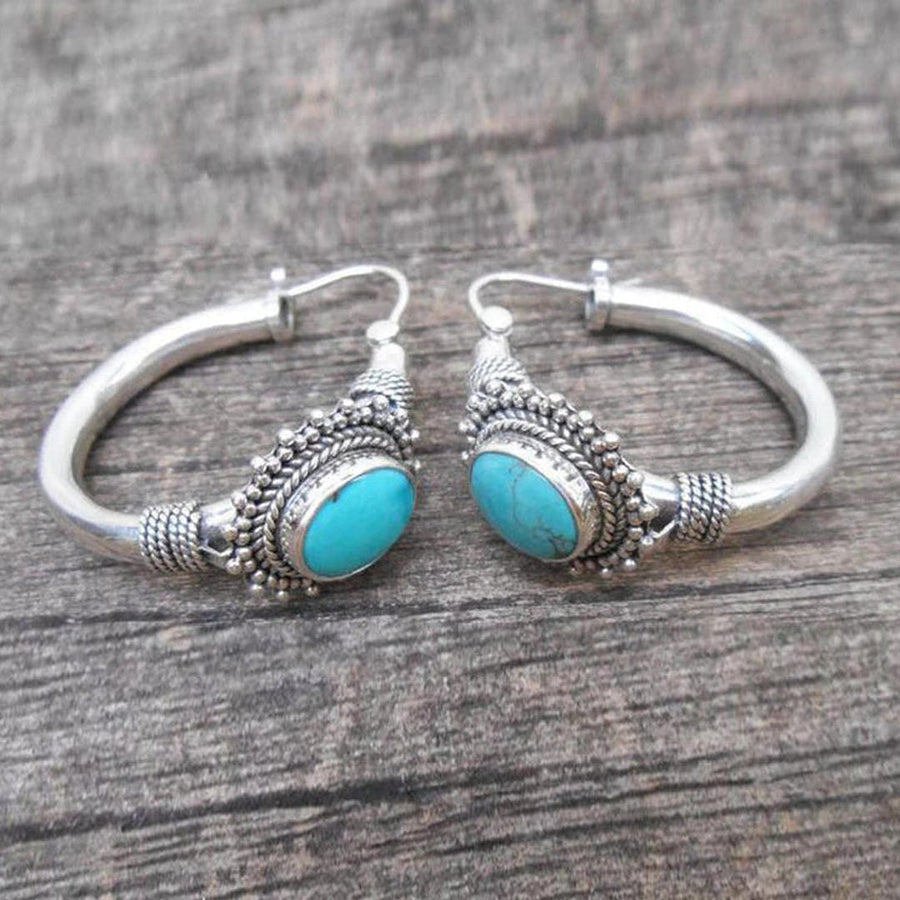 Brincos Turquesa Vintage