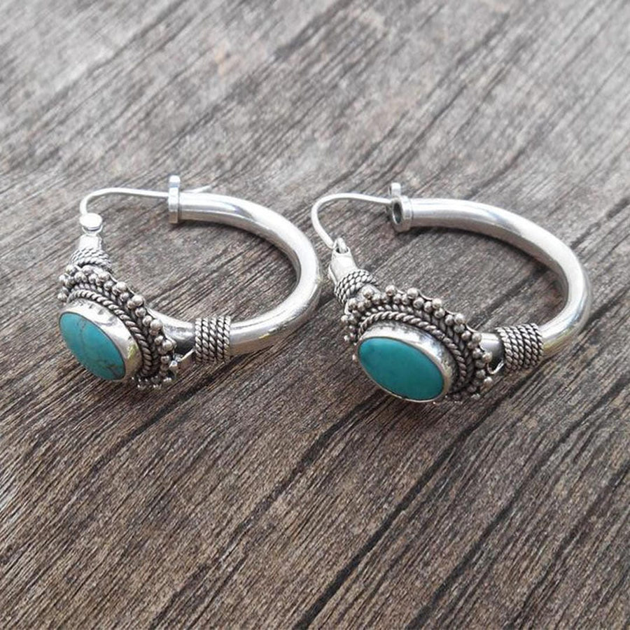 Brincos Turquesa Vintage