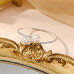Pulseira com Pérolas e Cristais