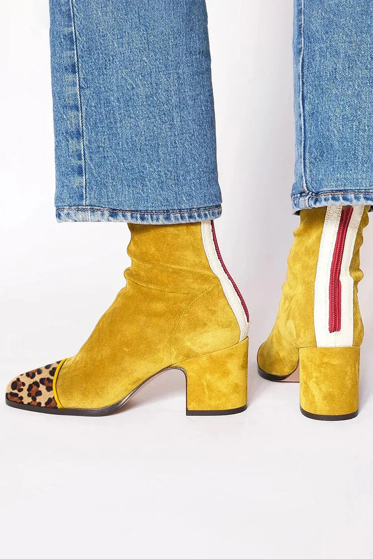Ermelinda | Botins Amarelos Modernos