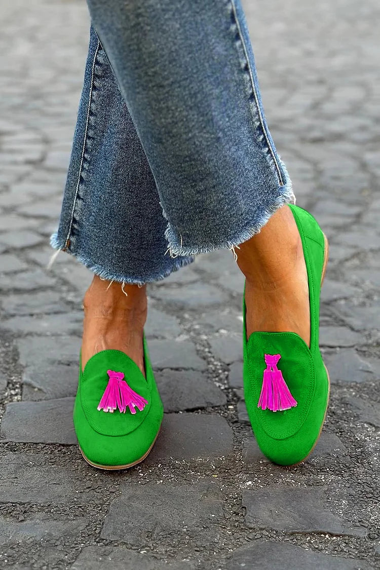 Brielle | Mocassins com Borlas