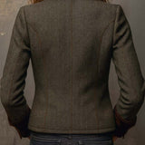 Bella | Blazer Vintage Espinha de Peixe com Debruns