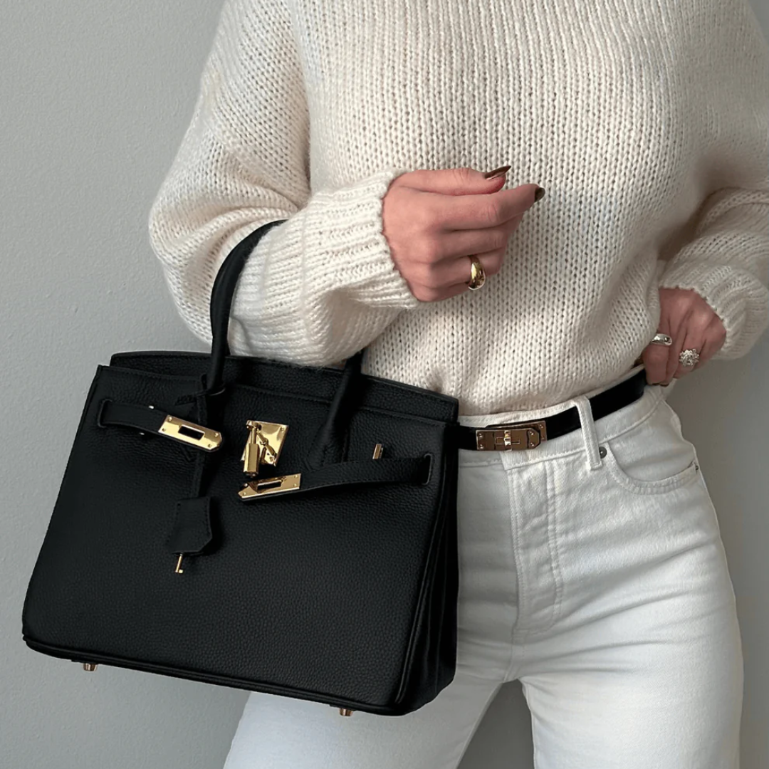 Mala tipo Birkin elegante