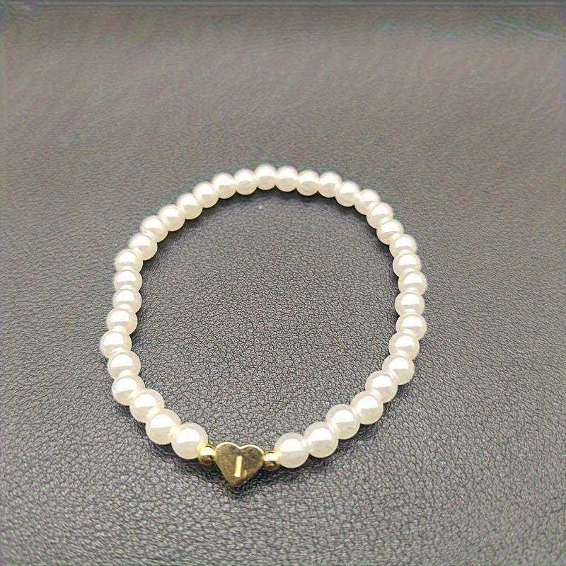 Pulseira Coração com Inicial