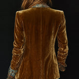 Ana | Blazer Patchwork com Estampado Floral