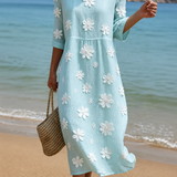 Berta™ | Vestido Midi Estampado