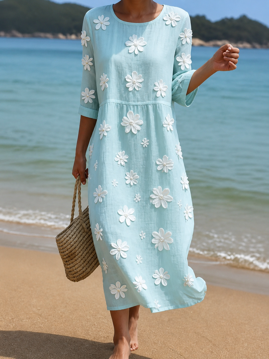 Berta™ | Vestido Midi Estampado