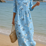 Manuela™ | Vestido Midi Estampado