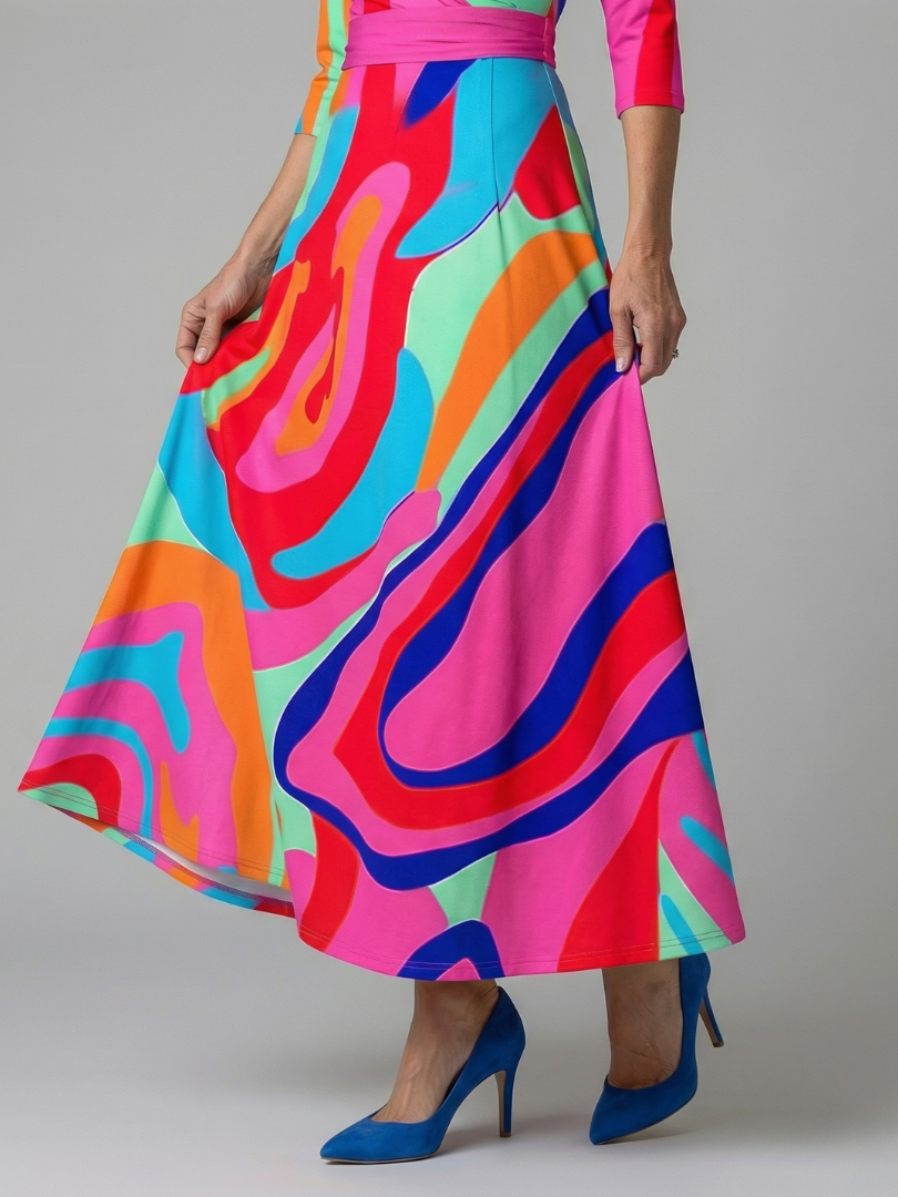 Luna | Vestido Maxi Floral Cruzado