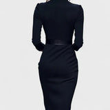 Beatriz | Elegantna crna haljina