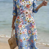 Aida™ | Vestido Midi Estampado