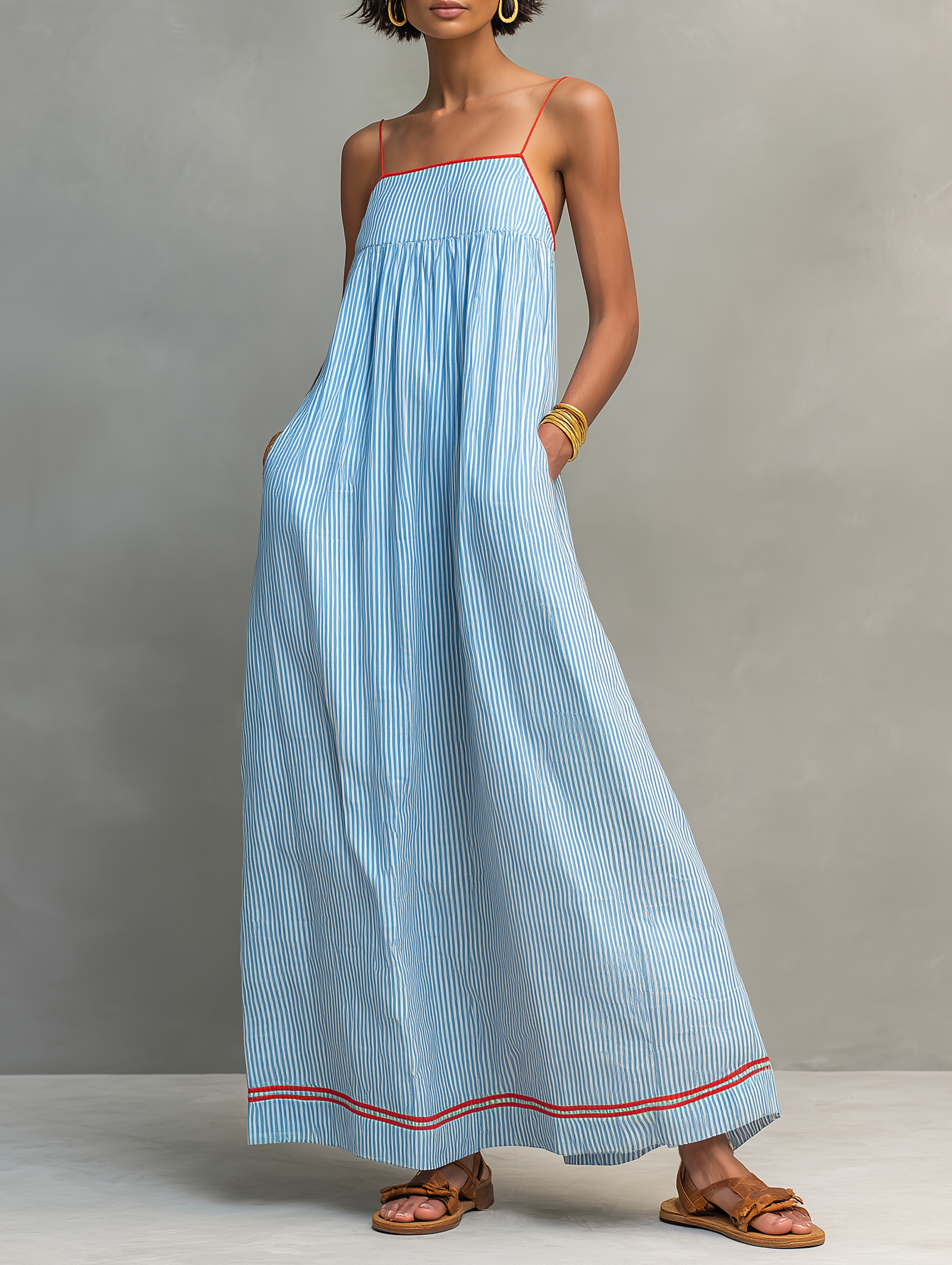 Marisa | Vestido Maxi de Alças