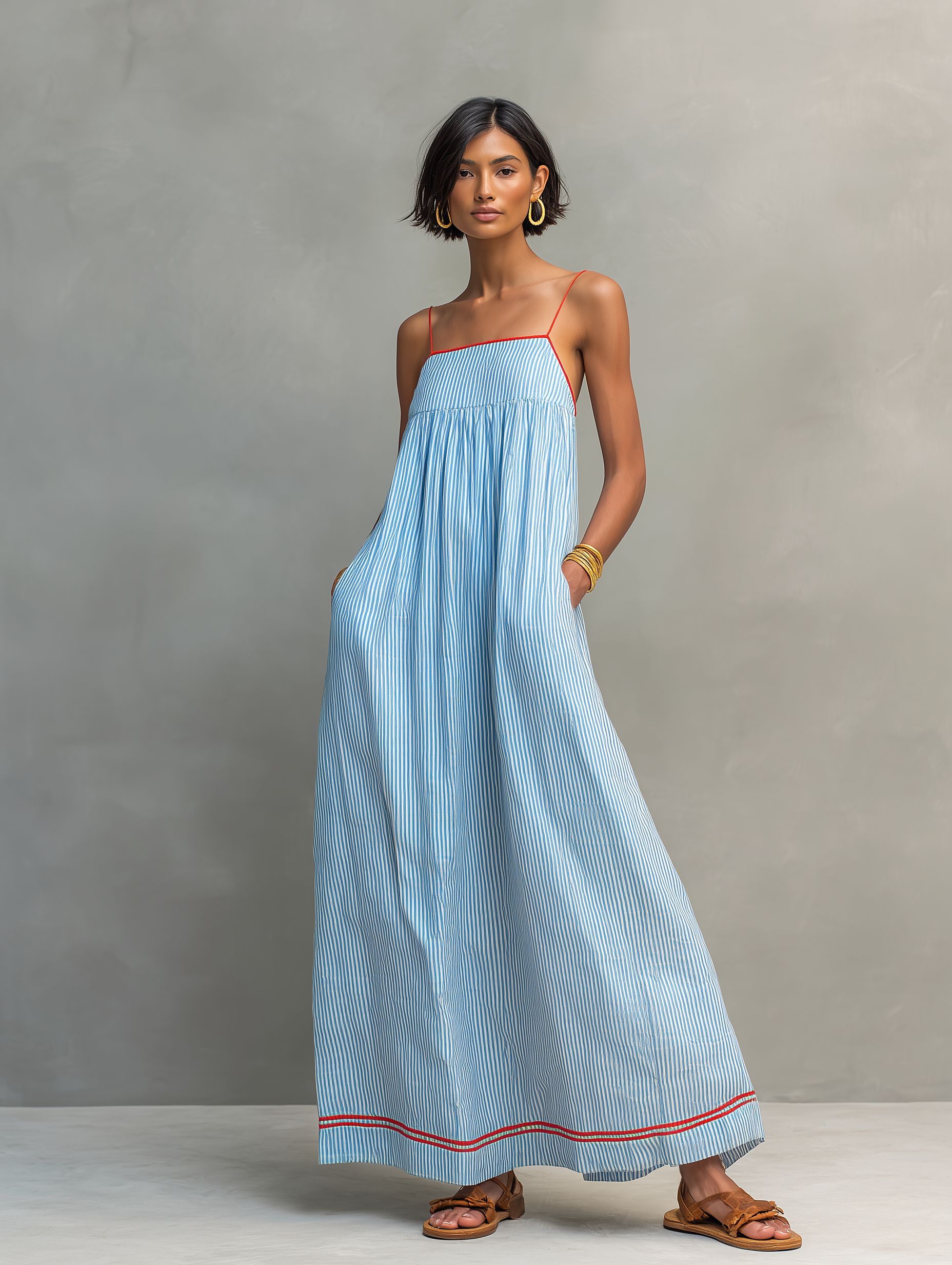 Marisa | Vestido Maxi de Alças