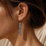 Brincos Colher Floral Antigos