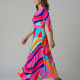 Luna | Vestido Maxi Floral Cruzado