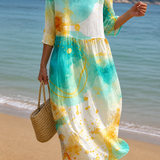 Lurdes™ | Vestido Midi Estampado