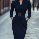 Lígia | Vestido Midi com Cinto