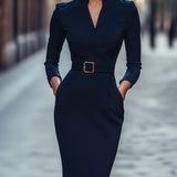 Lígia | Vestido Midi com Cinto