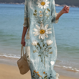 Luísa™ | Vestido Midi Estampado