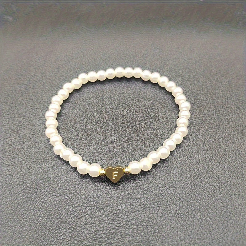 Pulseira Coração com Inicial