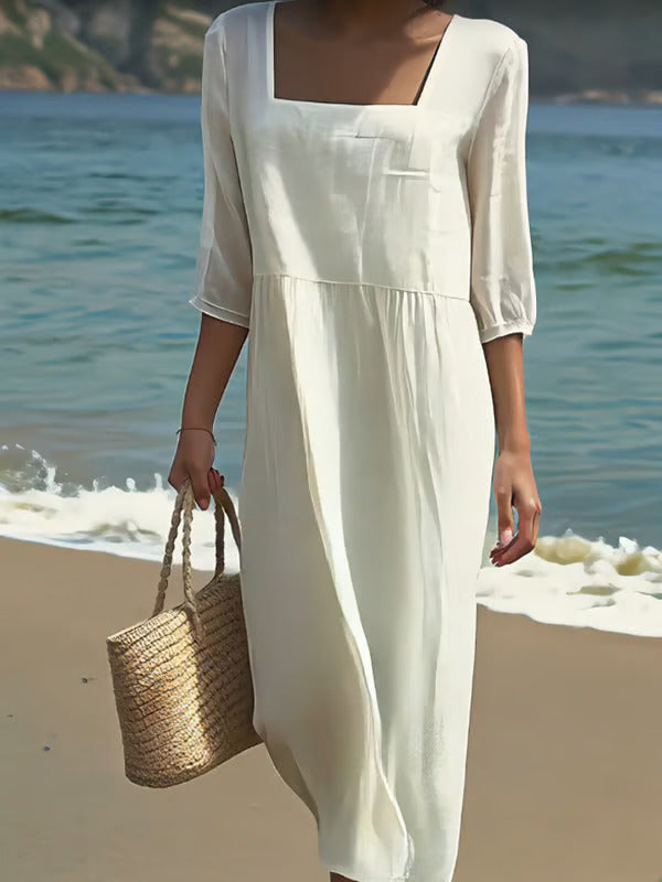 Marina™ | Vestido Midi do Dia a Dia