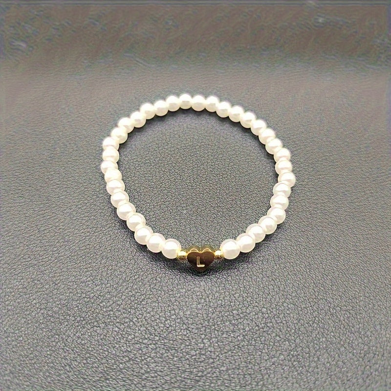 Pulseira Coração com Inicial