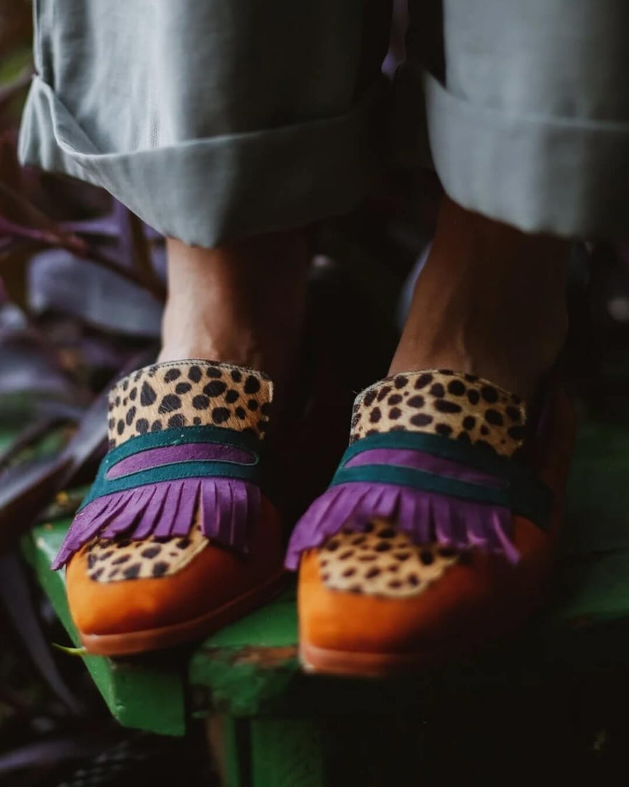 Clara | Mocassins Efeito Brilhante