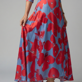 Luna | Vestido Maxi Floral Cruzado