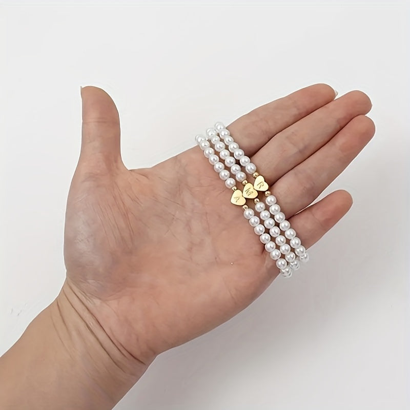 Pulseira Coração com Inicial