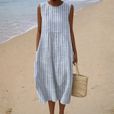 Clara | Striped Beach Dress