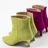 Vicência | Botins em Camurça Colorida