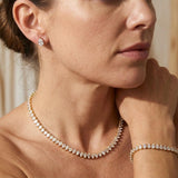 Conjunto de Noiva Zircónias Redondas
