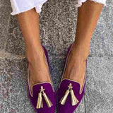 Amélia | Mocassins com Borlas
