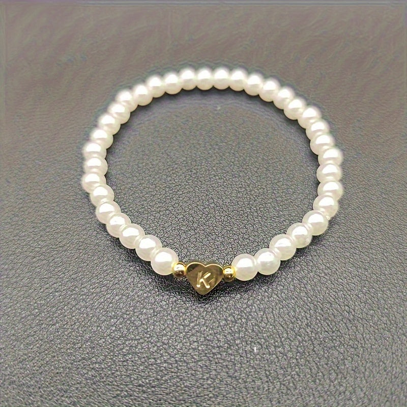 Pulseira Coração com Inicial
