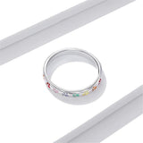 Bague en argent sterling avec motif de patte