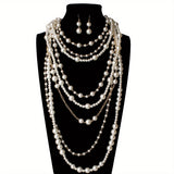 Conjunto Boho de Joias com Pérolas