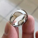 Anel Liso 6mm Aço Inoxidável