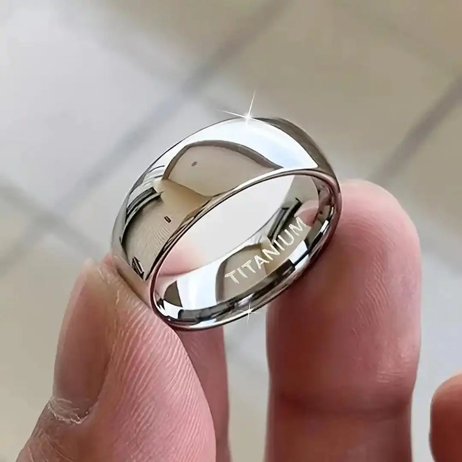 Anel Liso 6mm Aço Inoxidável