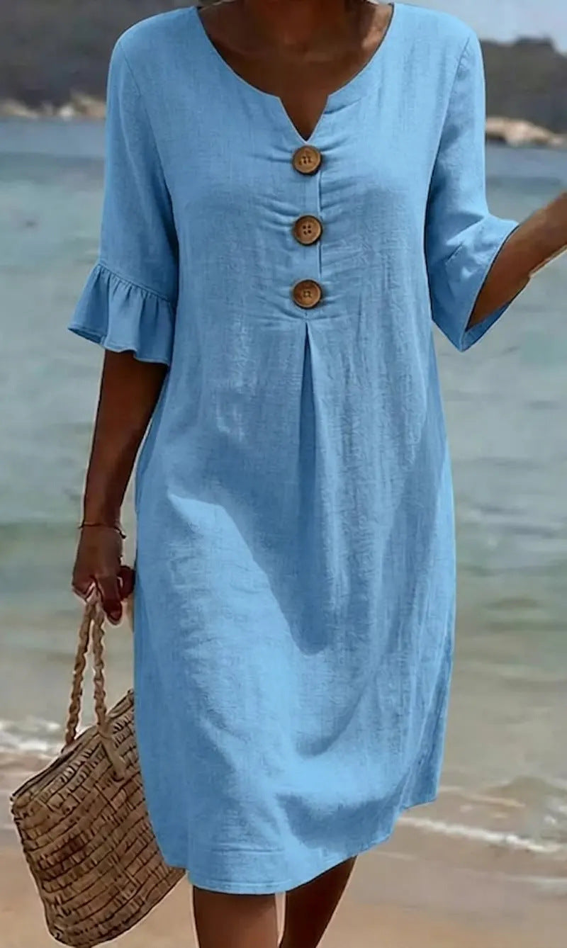 Fernanda™ | Vestido Midi do Dia a Dia