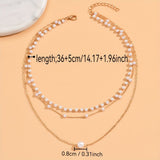 Conjunto de Três Colares com Pérolas
