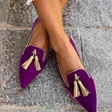 Amélia | Mocassins com Borlas