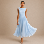 Amanda | Vestido Midi Plissado
