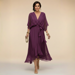 Rebeca | Vestido Midi com Decote em V