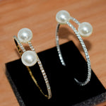 Pulseira com Pérolas e Cristais