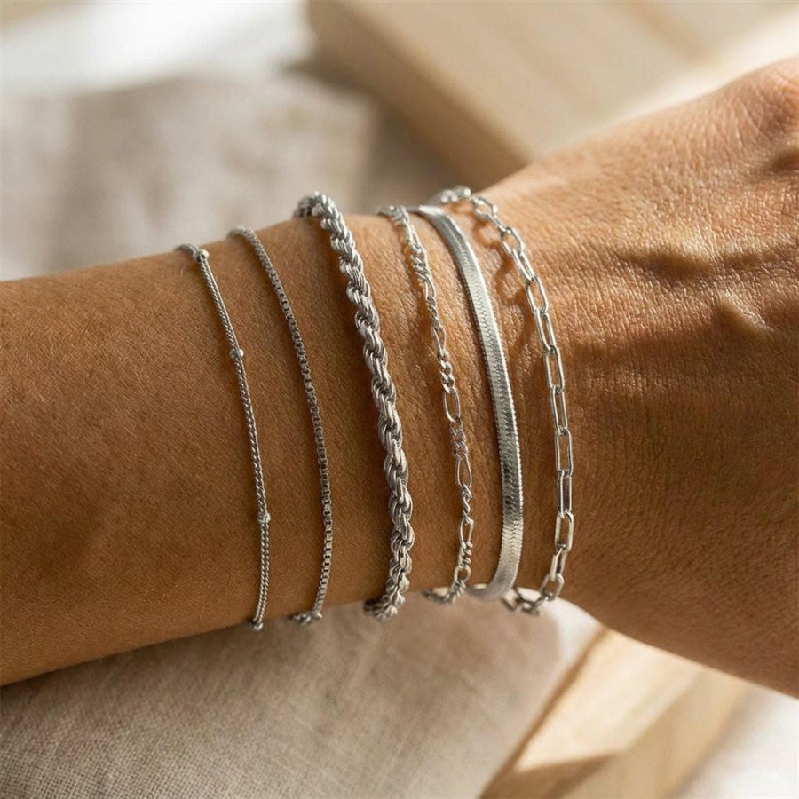 Conjunto de Pulseiras Elo Cubano
