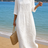 Sara™ | Vestido Midi Estampado