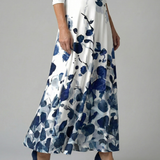 Luna | Vestido Maxi Floral Cruzado
